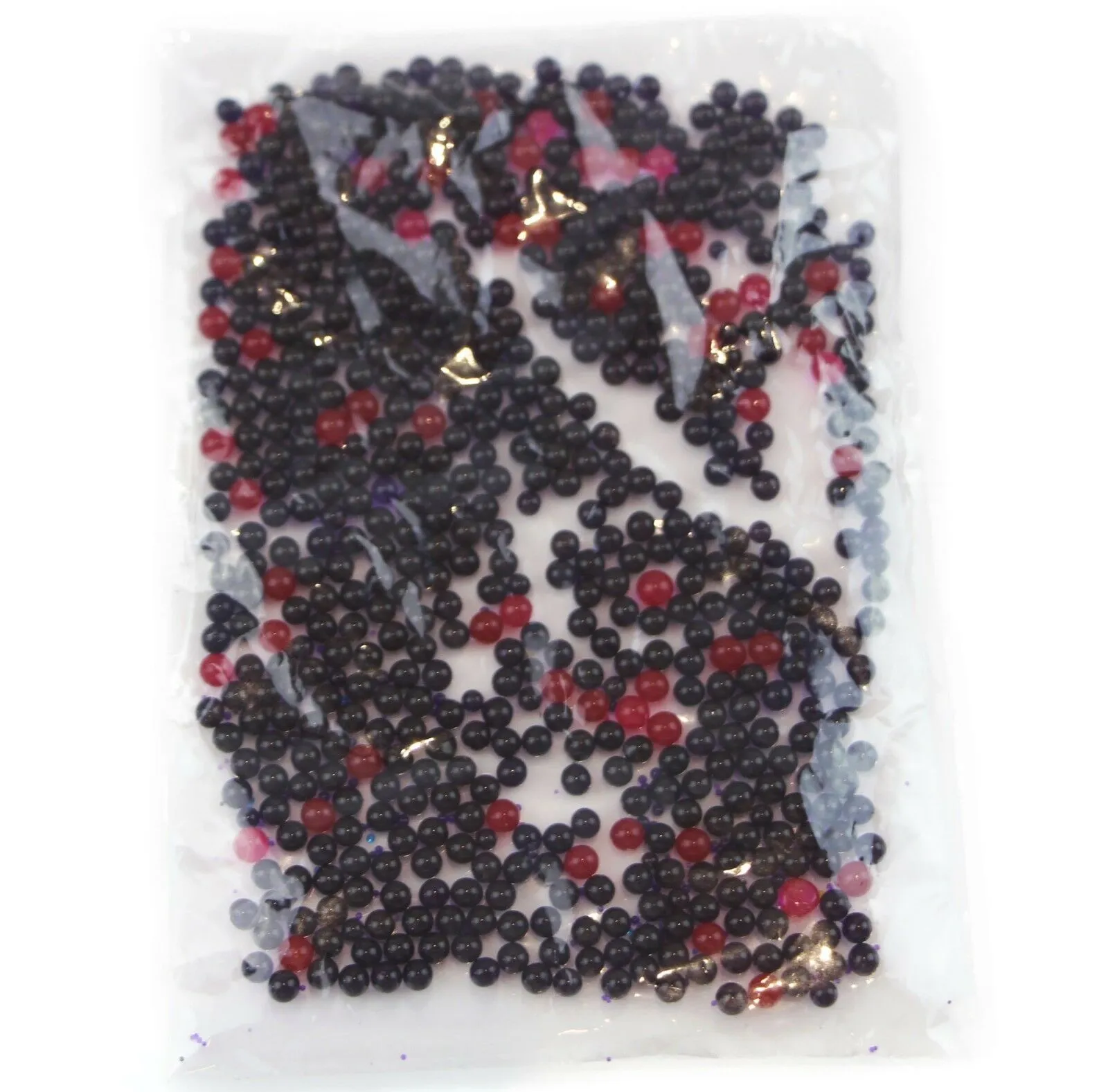 50 Pack X Crystal Soil Water Beads Jelly Ball Vase Filler Home Wedding