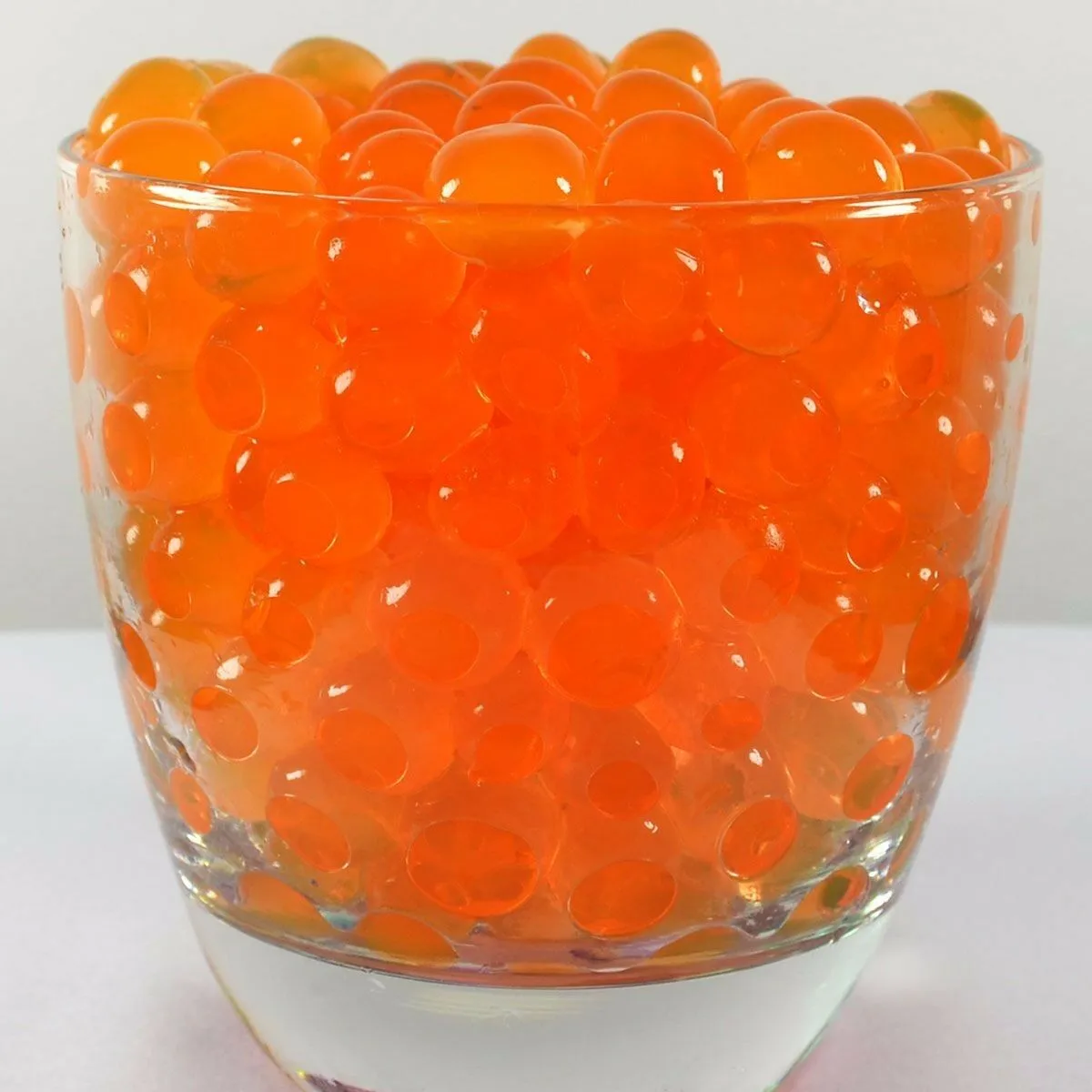 50 Pack X Crystal Soil Water Beads Jelly Ball Vase Filler Home Wedding