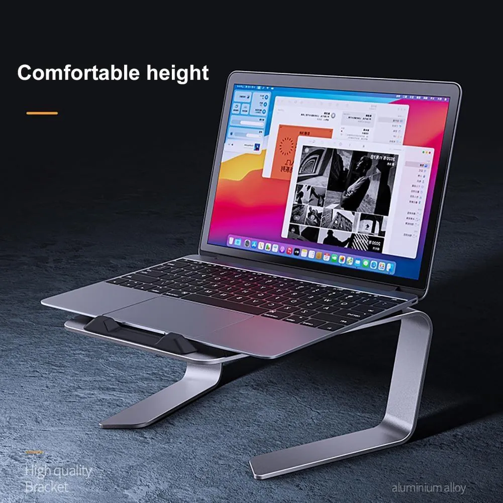 Aluminium Alloy Heat-dissipating Notebook Holder Storage Heightened Holder