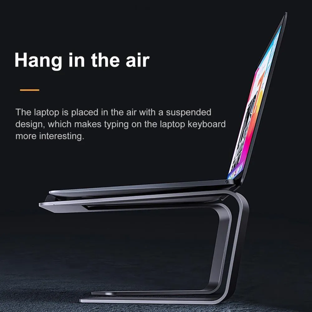 Aluminium Alloy Heat-dissipating Notebook Holder Storage Heightened Holder