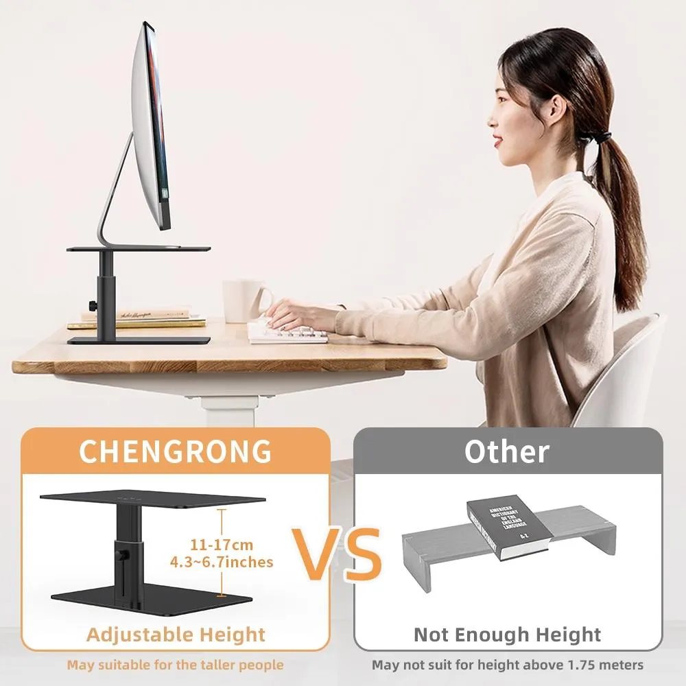 Aluminum Computer Screen Bracket - Black by Lenuo