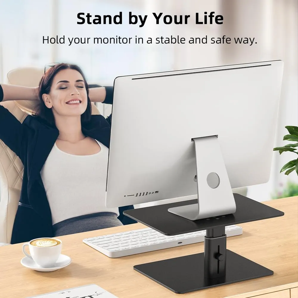 Aluminum Computer Screen Bracket - Black by Lenuo