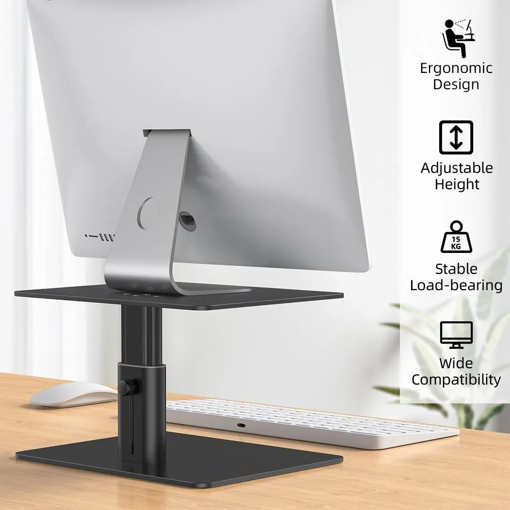Aluminum Computer Screen Bracket - Black by Lenuo