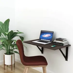 Athena F80 Folding Study Table, Classic Wenge
