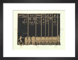 Belzoni: Burial chamber watercolour