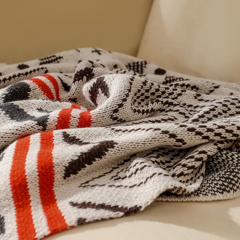 Bohemian Acrylic Bedding Couch Decorative Blanket Throw