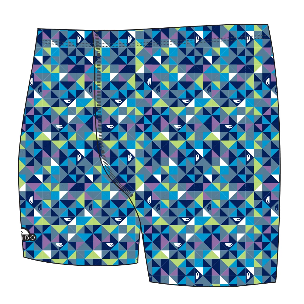 Boys Jammer Full-Print - Origami (Royal)