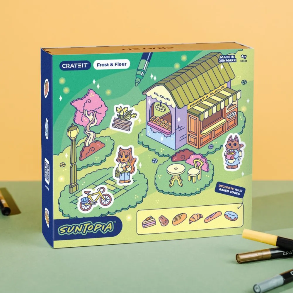 Crateit  Unicorn wooden Toy- Frost and Flour