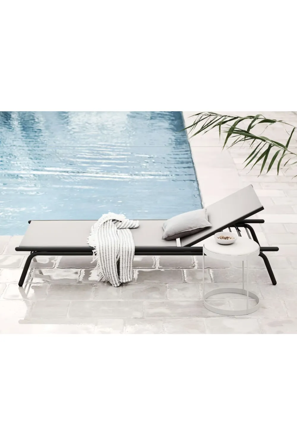 Cream Travertine Pedestal L | Bolia Drum