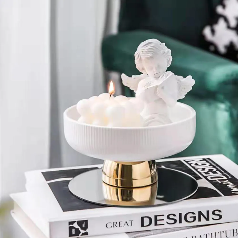 Decorative White Ceramic Bowls