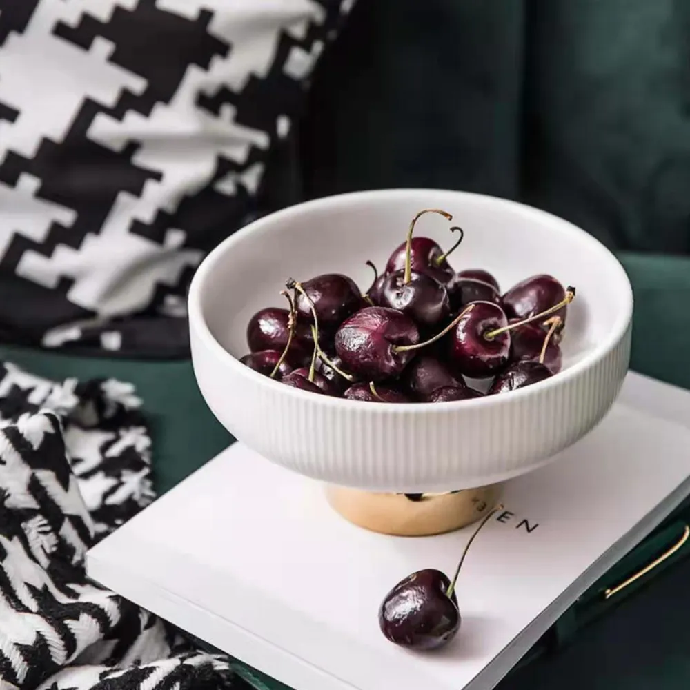 Decorative White Ceramic Bowls