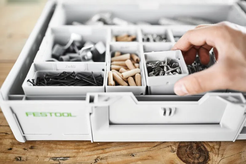 Festool 204856 SYS3 Systainer Organizer L 89 with 20 Containers