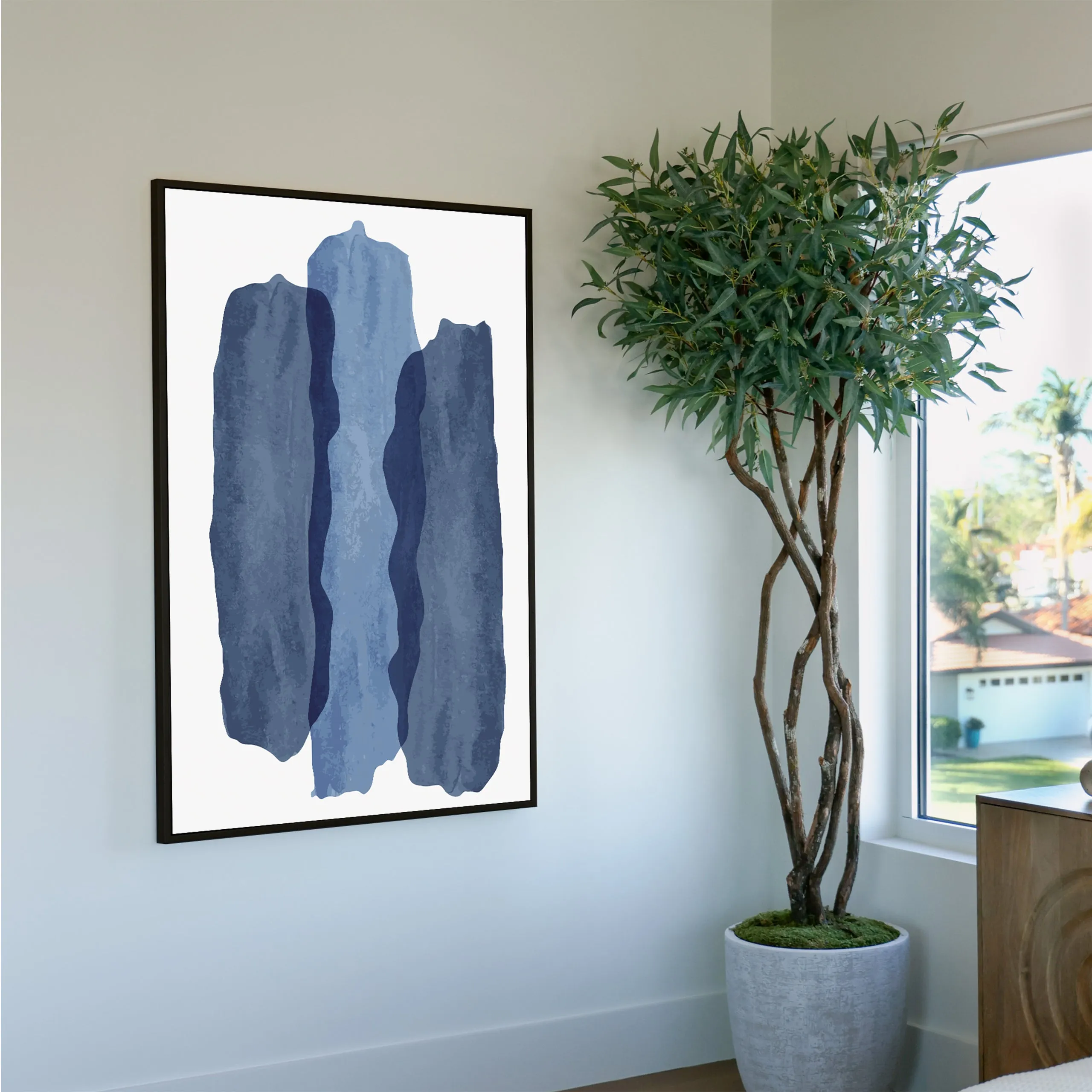 Hues of Blue 3 Custom Art