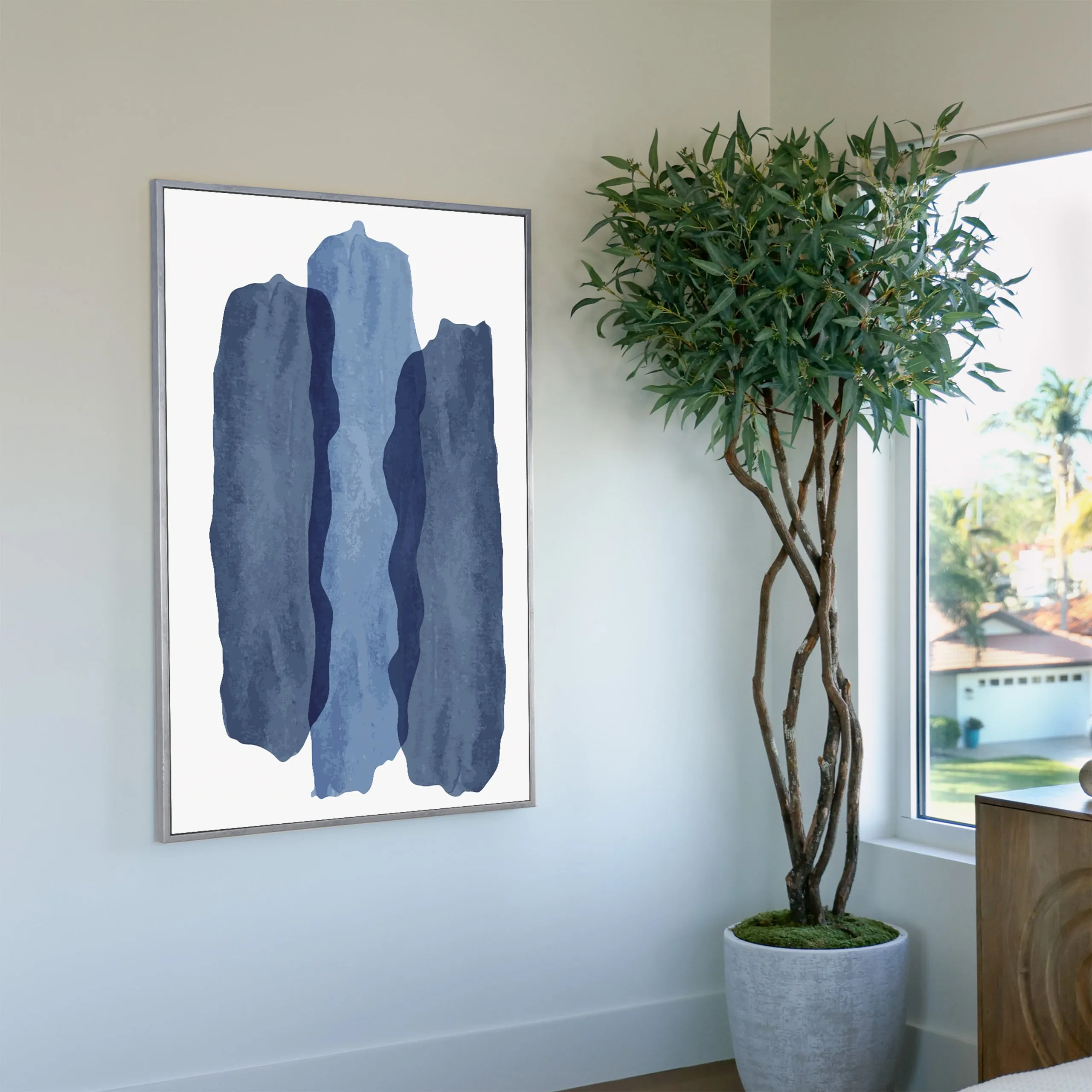 Hues of Blue 3 Custom Art