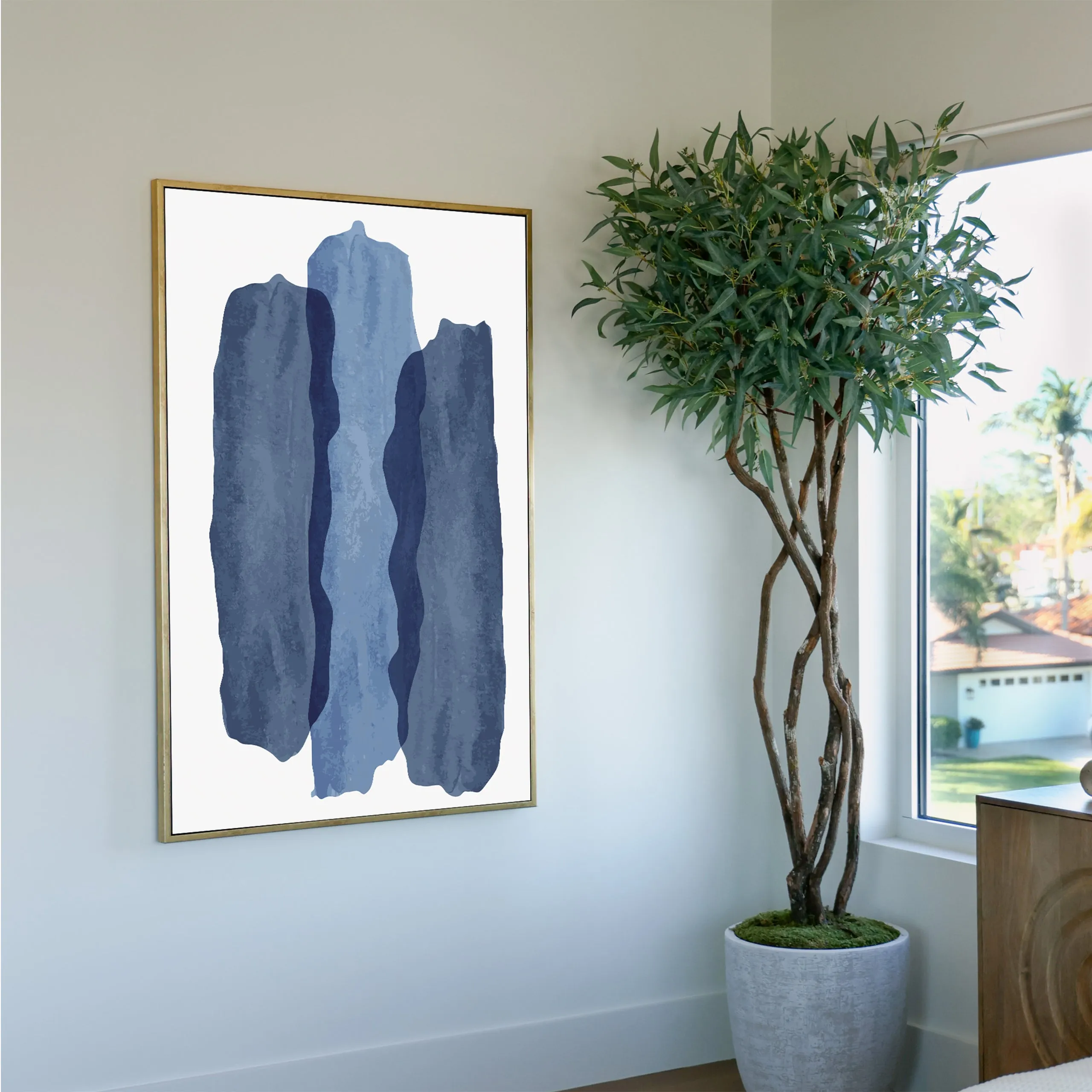 Hues of Blue 3 Custom Art