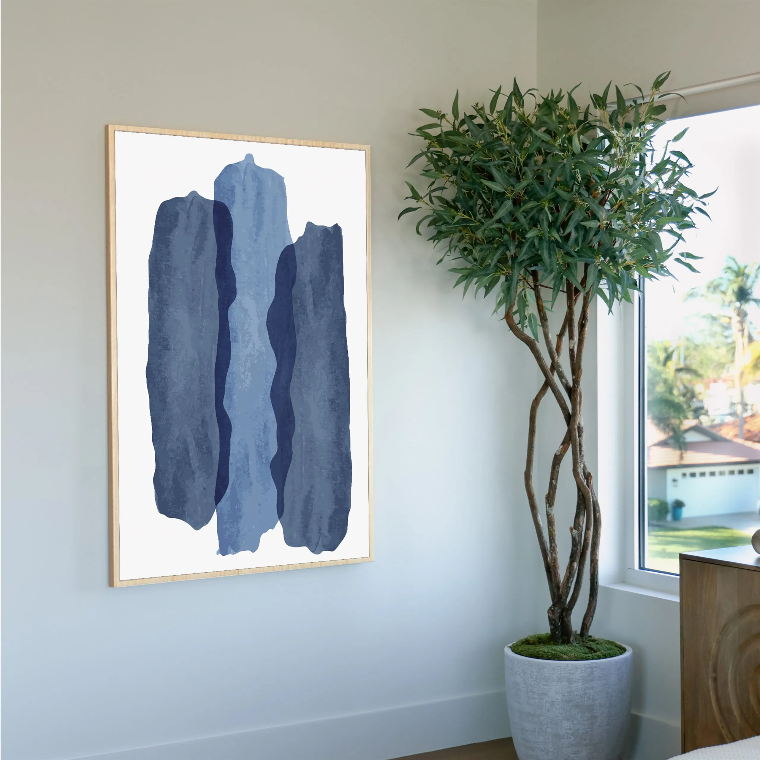 Hues of Blue 3 Custom Art