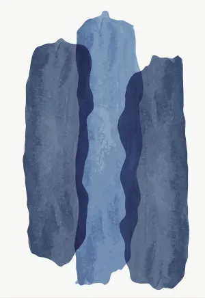 Hues of Blue 3 Custom Art