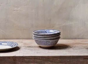 Indigo Drop Cereal Bowl