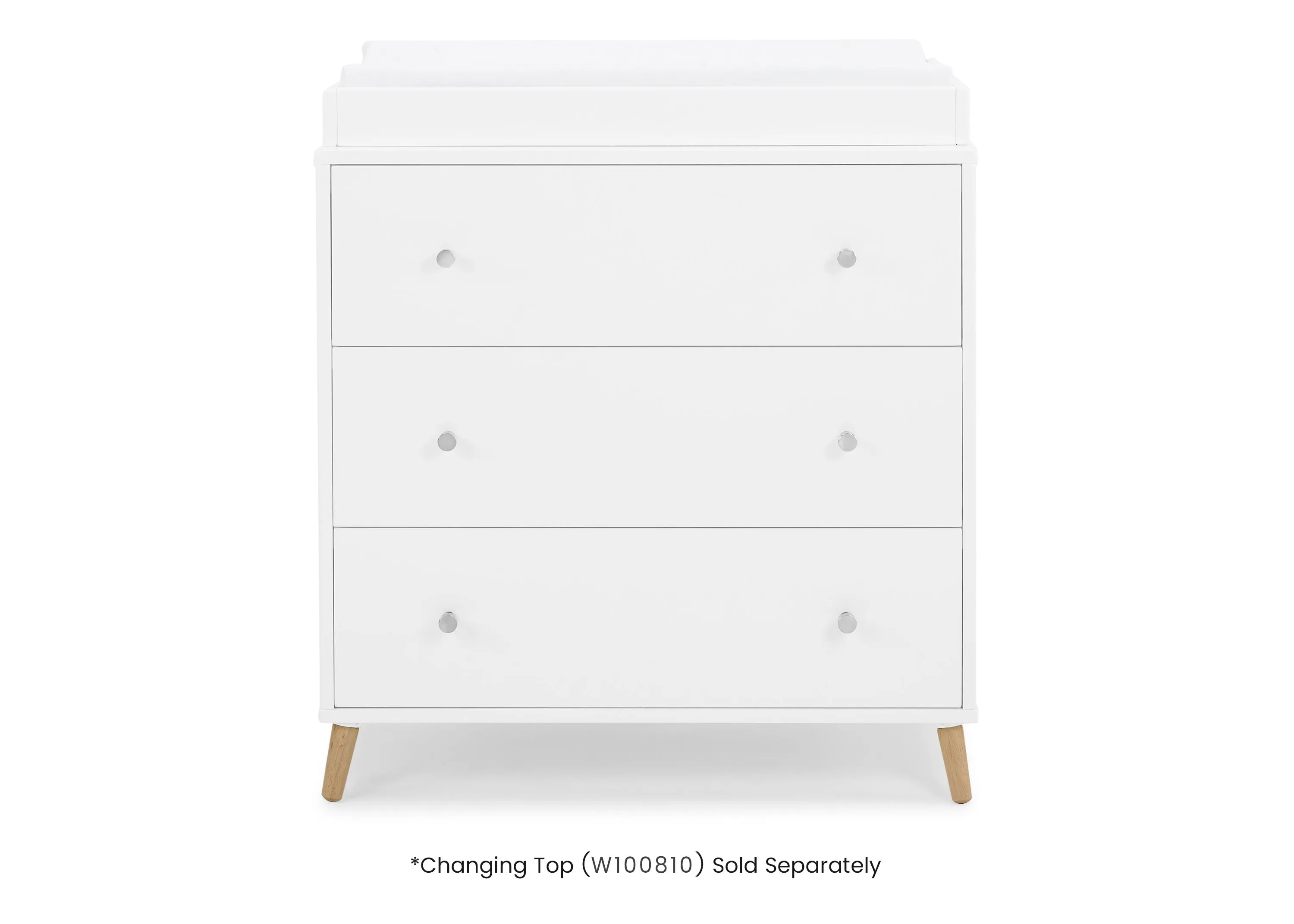 Jordan 3 Drawer Dresser with Interlocking Drawers