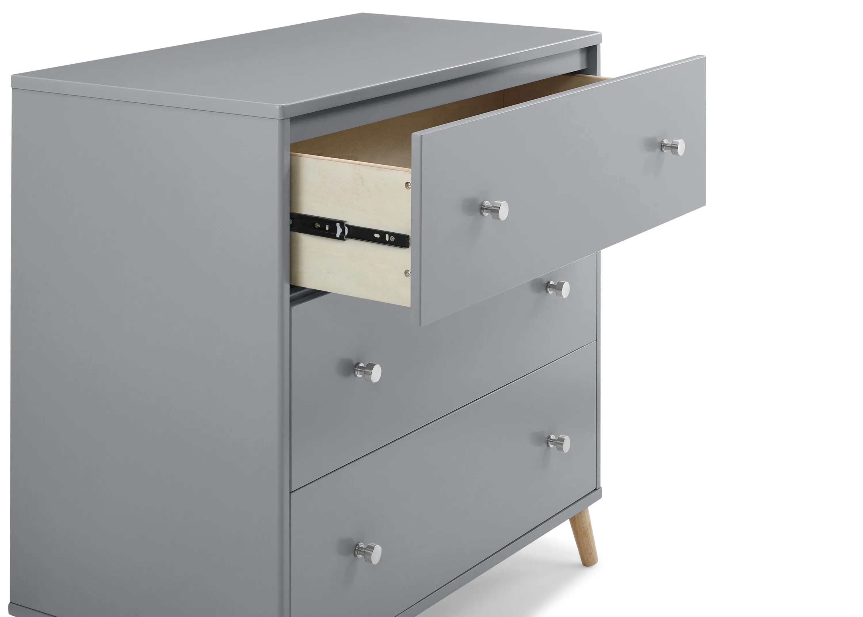 Jordan 3 Drawer Dresser with Interlocking Drawers