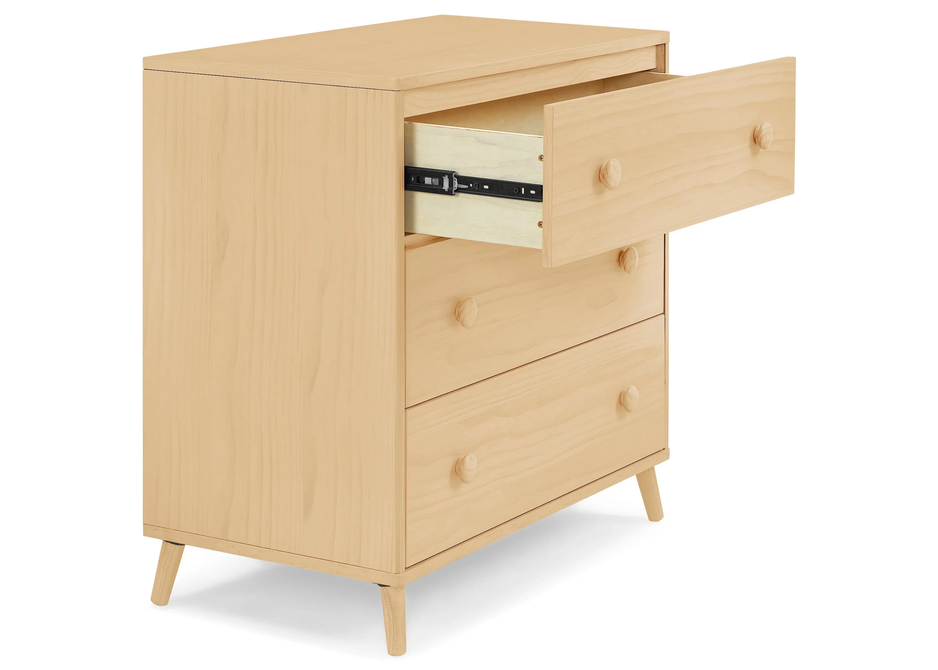 Jordan 3 Drawer Dresser with Interlocking Drawers