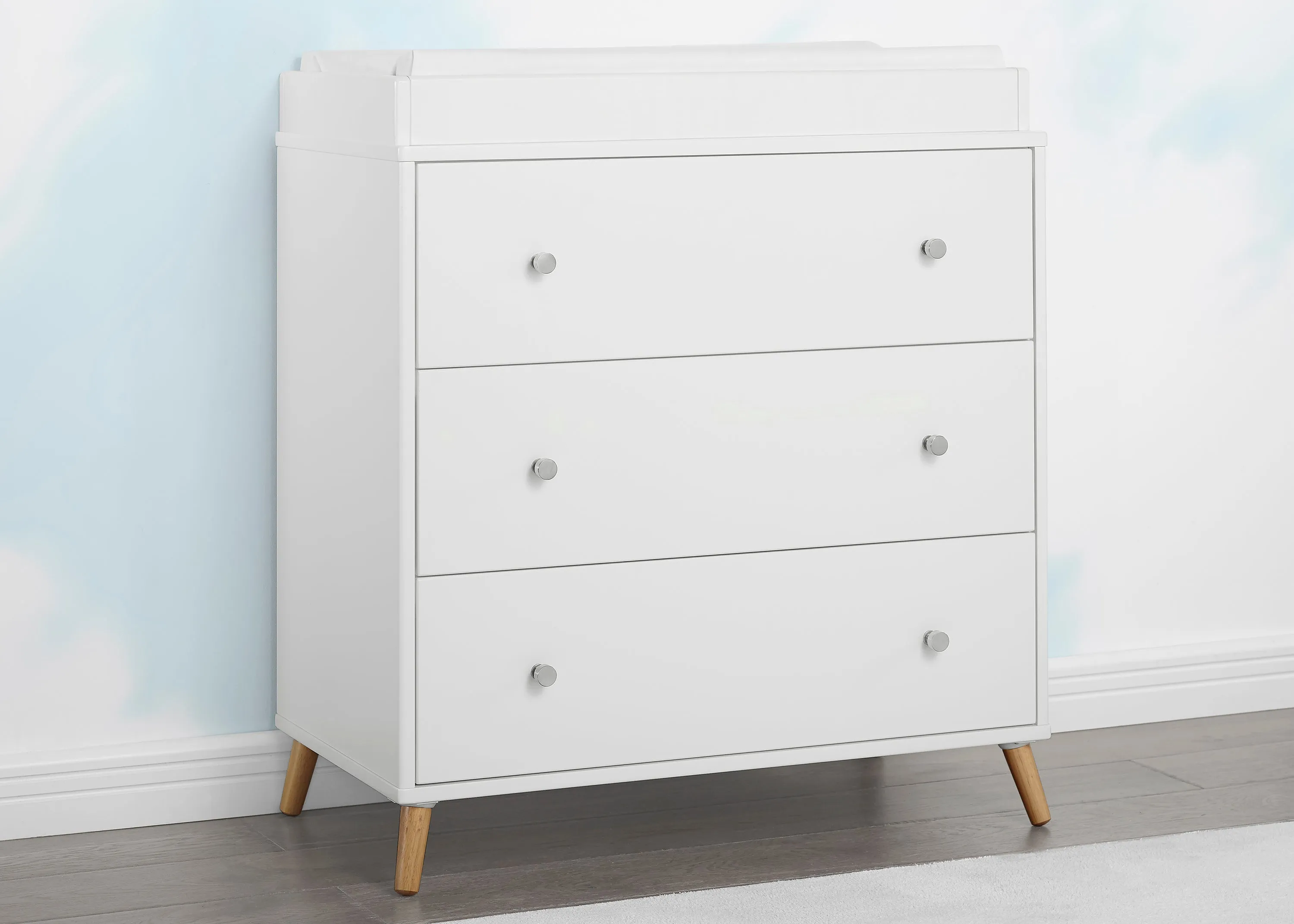 Jordan 3 Drawer Dresser with Interlocking Drawers