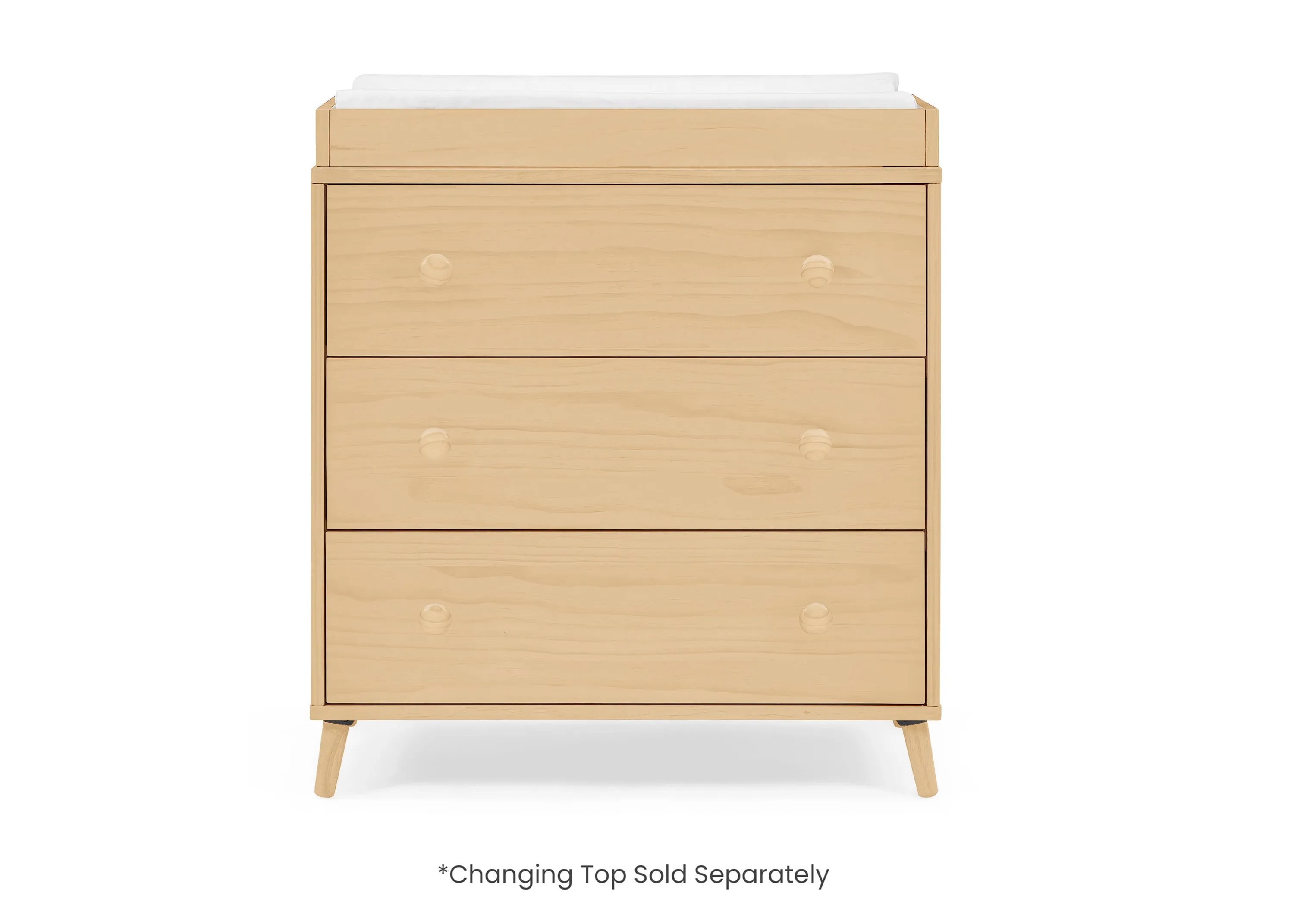 Jordan 3 Drawer Dresser with Interlocking Drawers