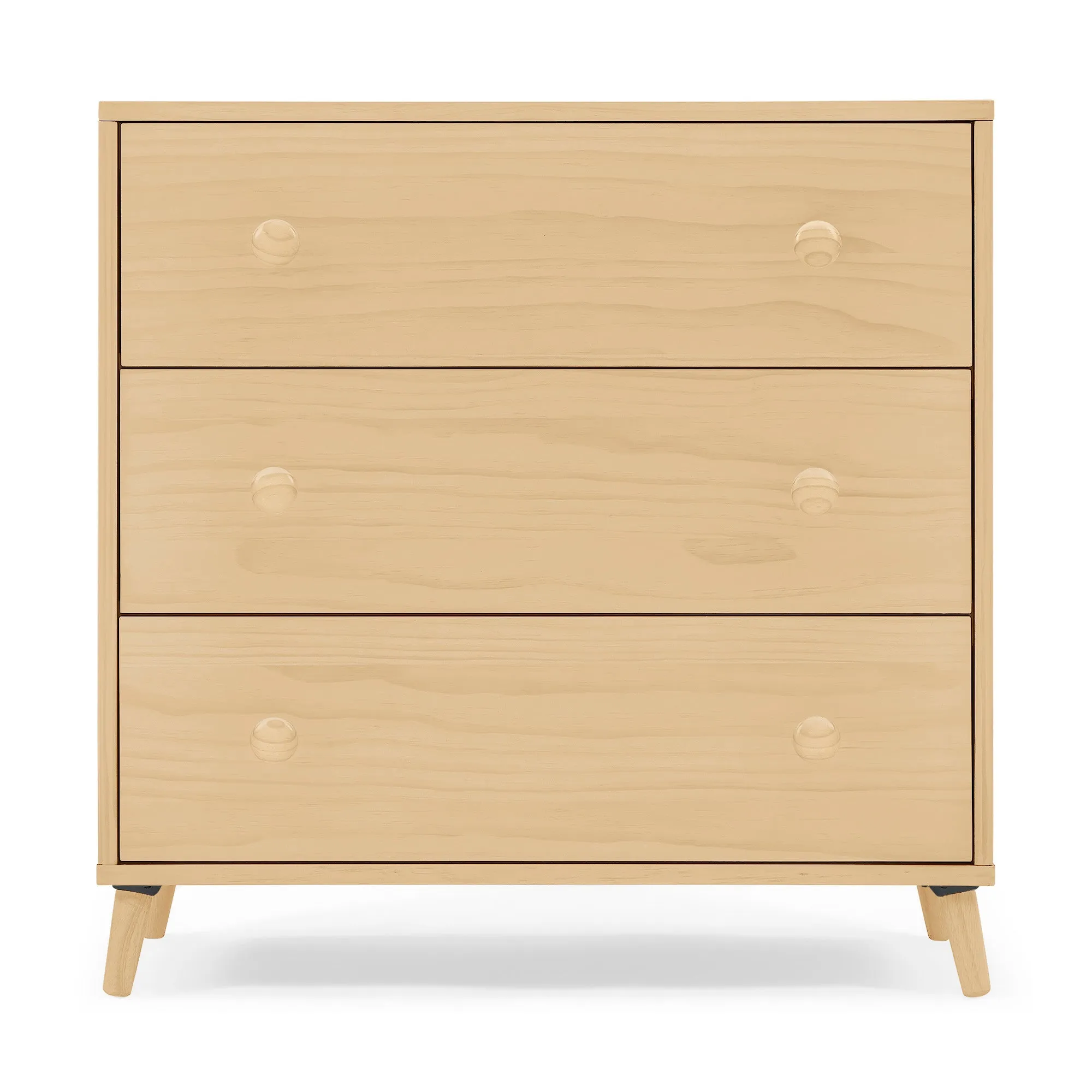 Jordan 3 Drawer Dresser with Interlocking Drawers