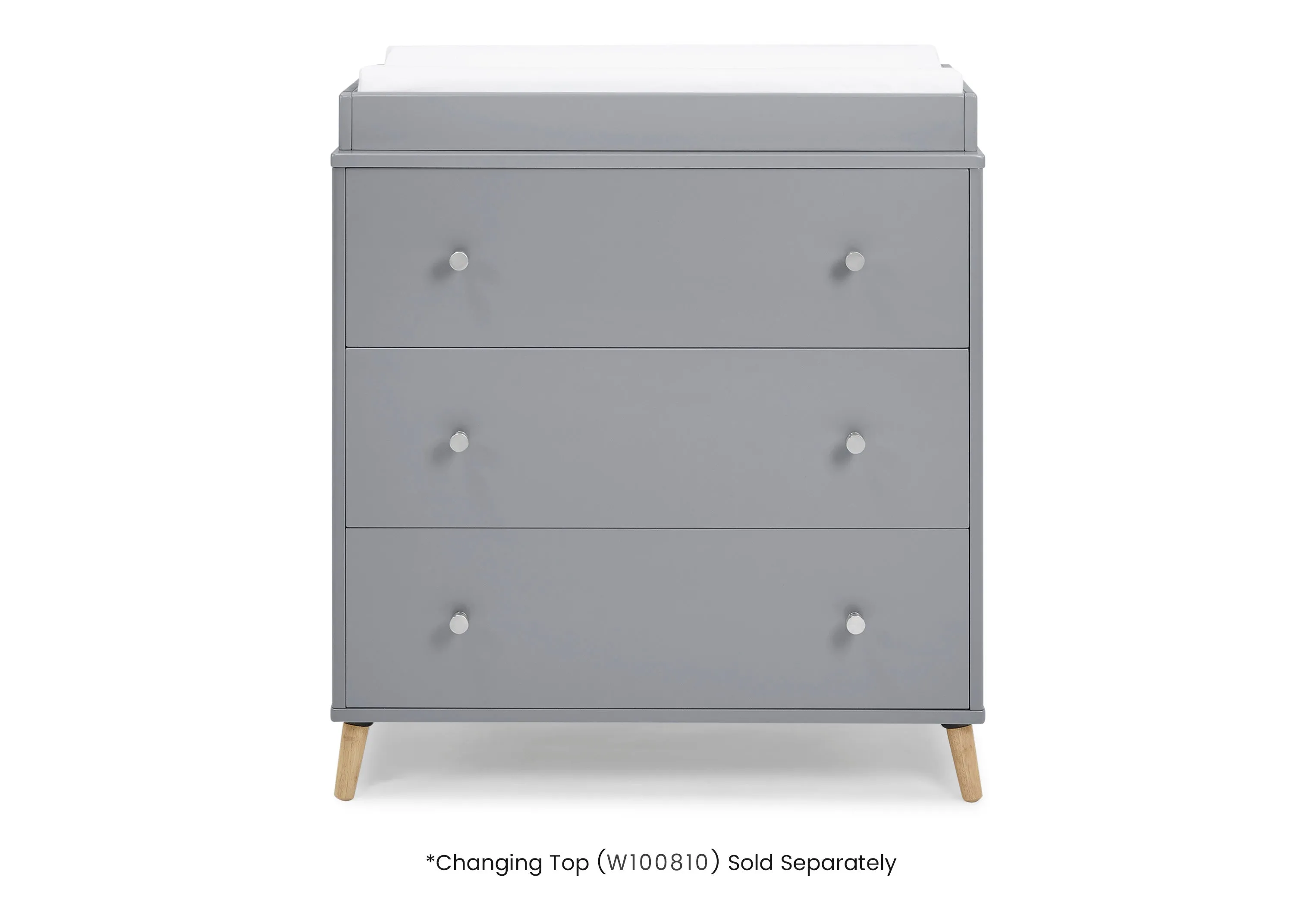 Jordan 3 Drawer Dresser with Interlocking Drawers