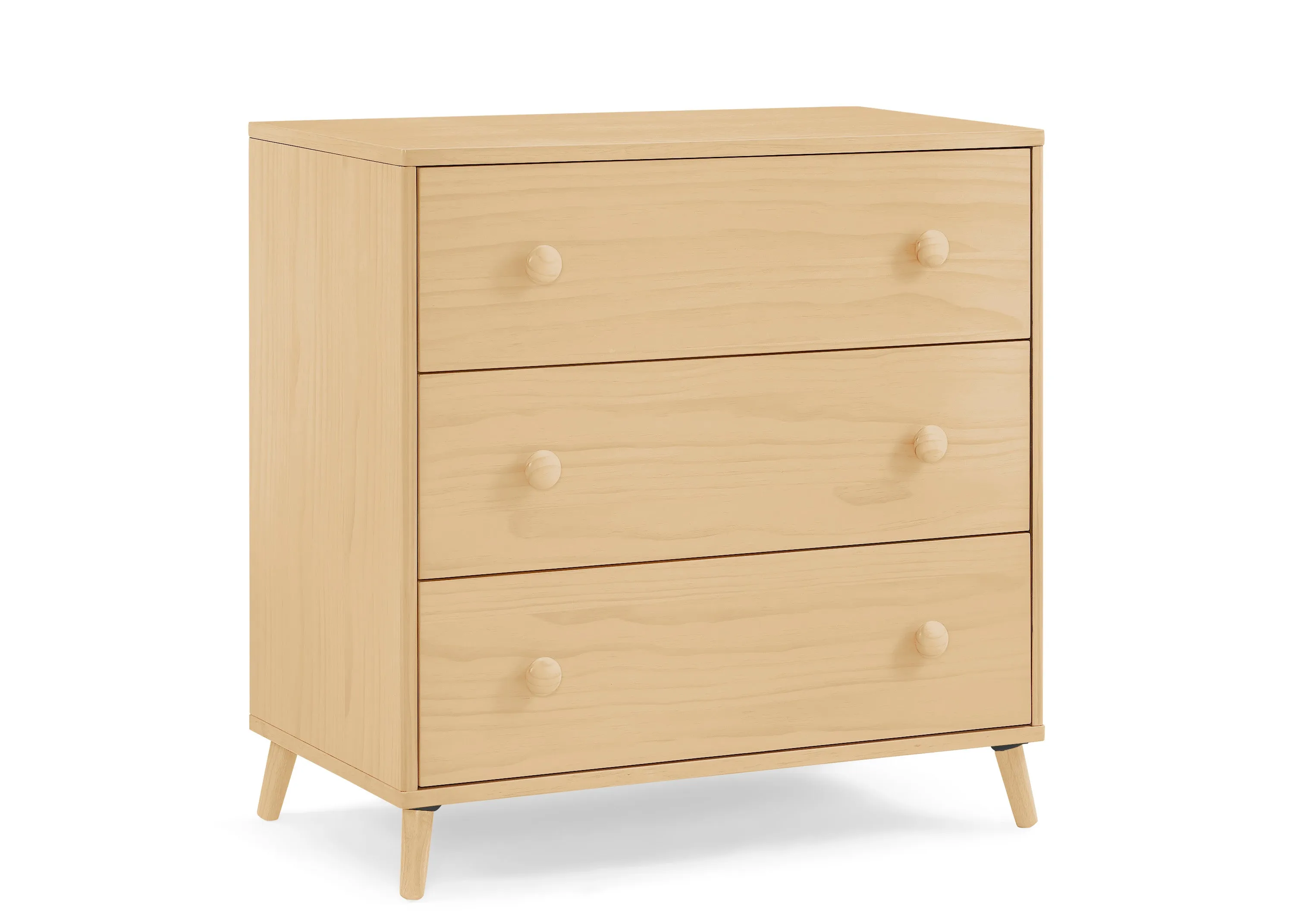 Jordan 3 Drawer Dresser with Interlocking Drawers