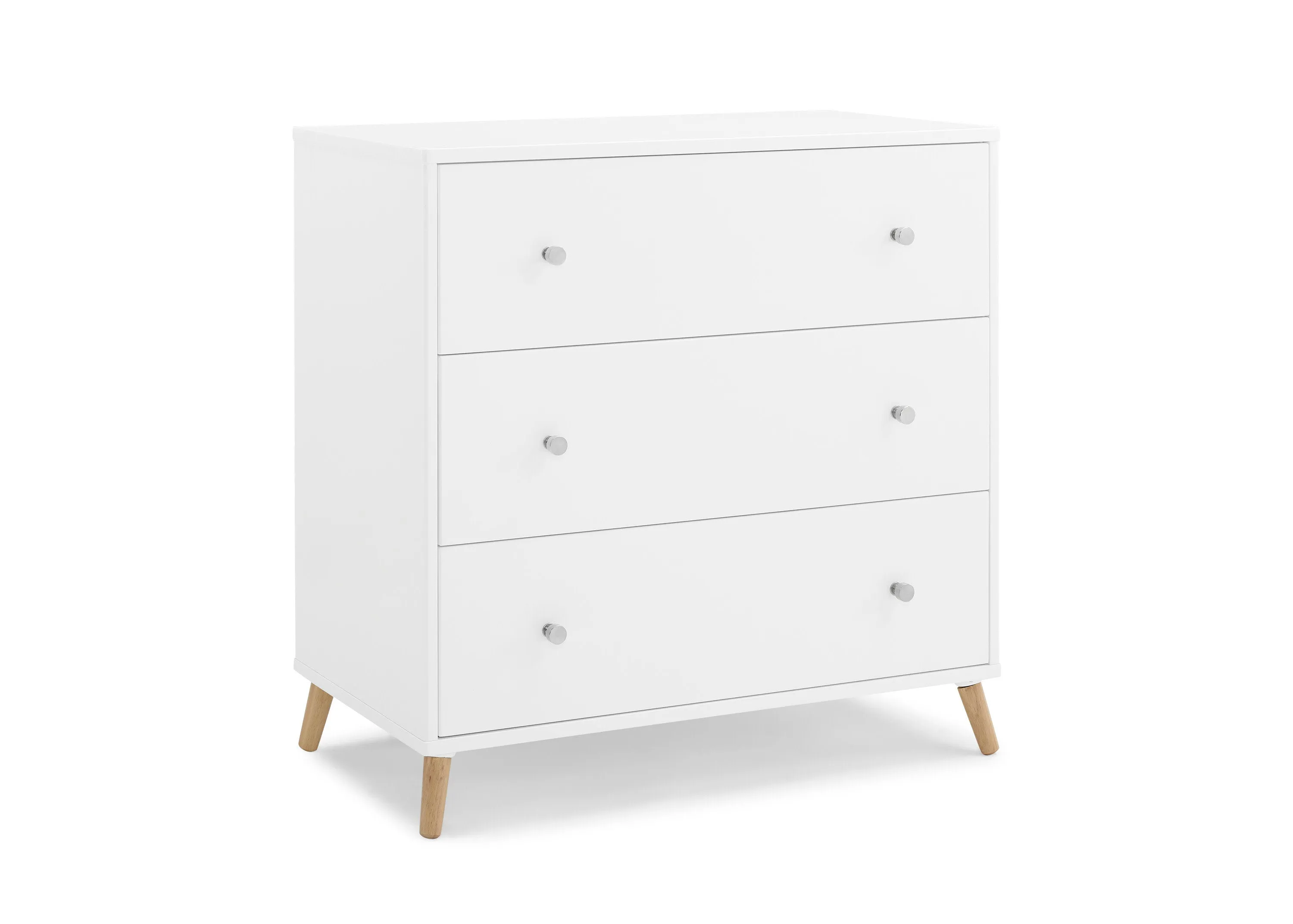 Jordan 3 Drawer Dresser with Interlocking Drawers
