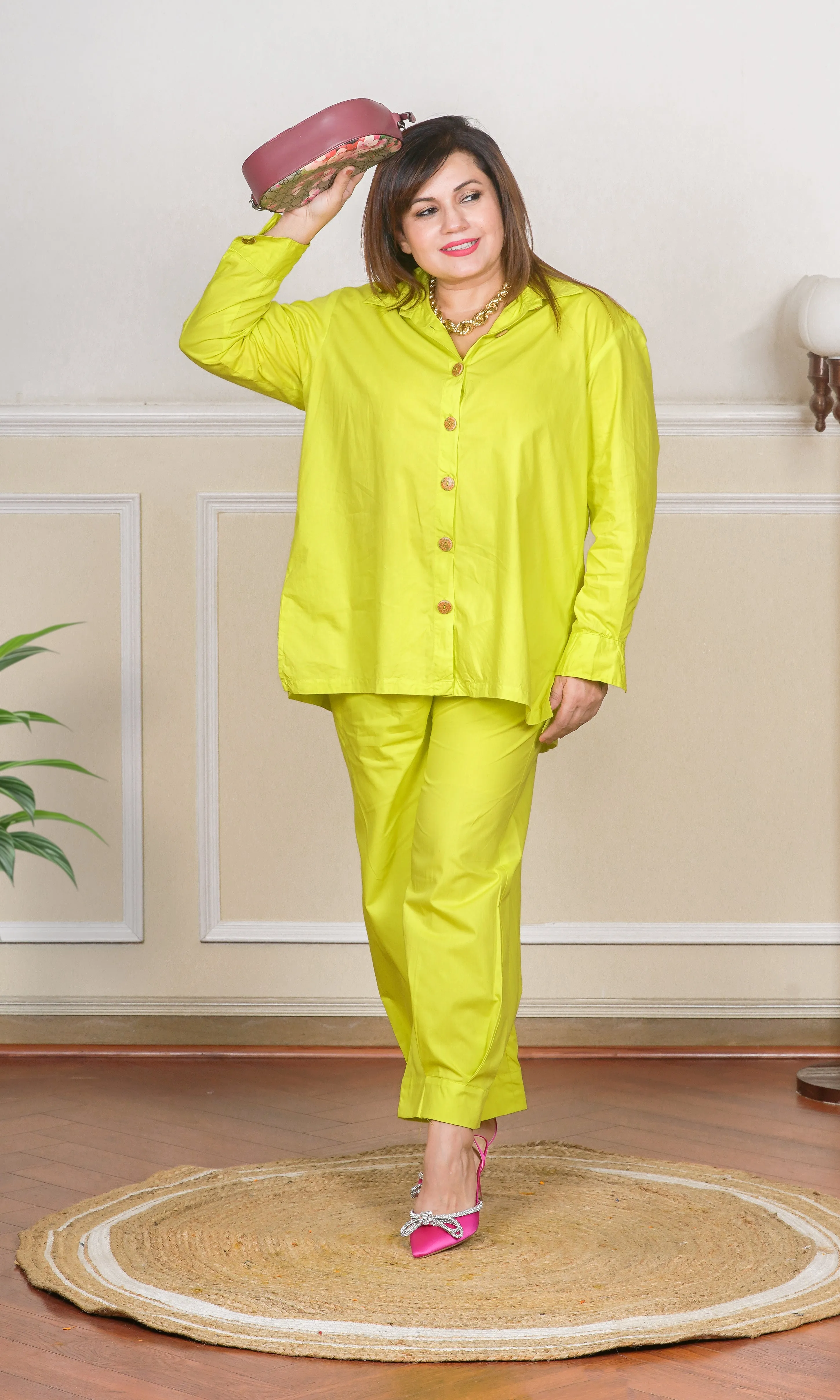 LEMON KISSED RELAXED COORD SET