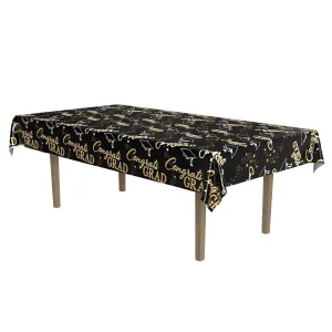 Metallic Graduation Party Tablecover (12 Packages)