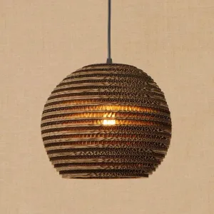 Modern Hanging Pendant LED Origami Paper Shade Lamp