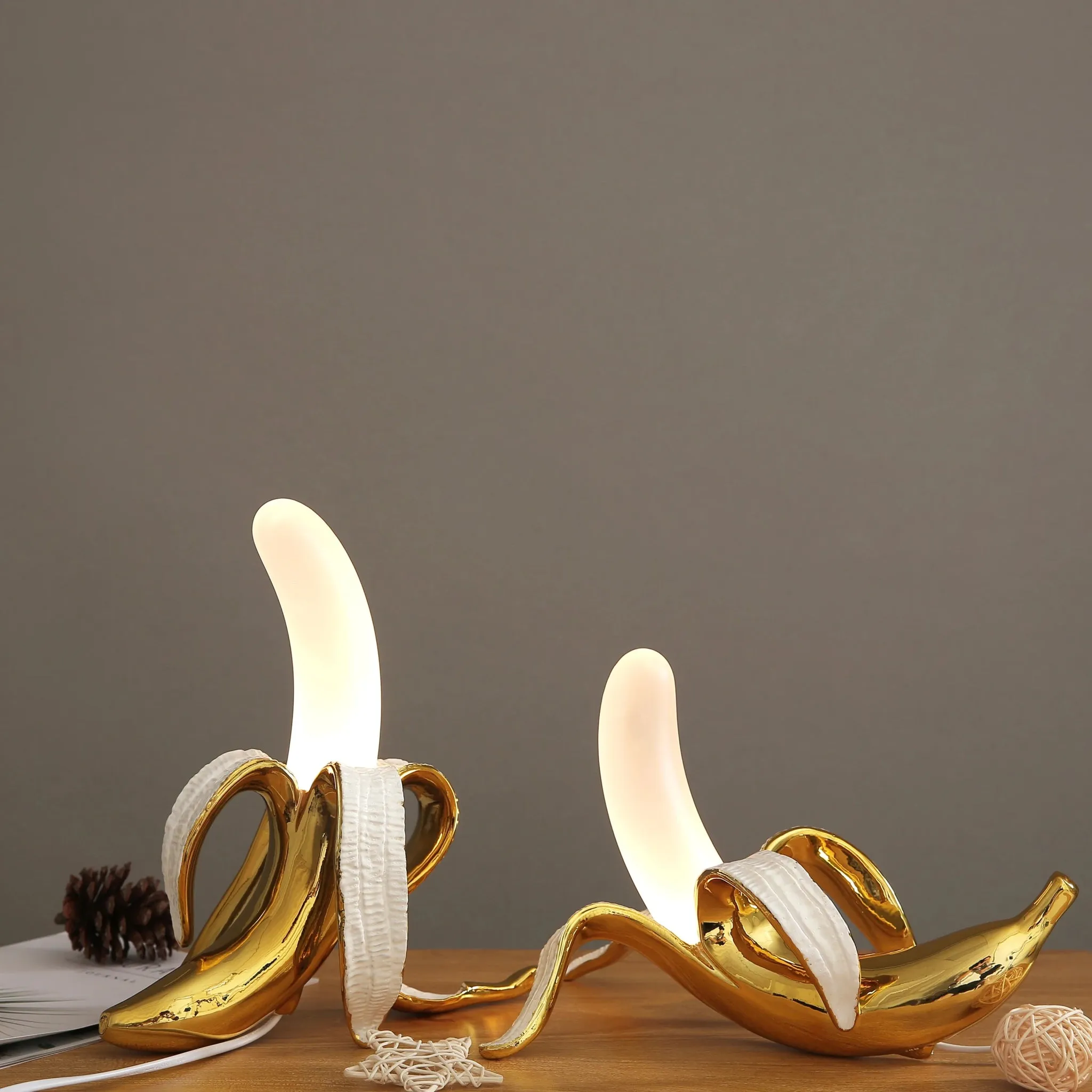 Modern Resin Banana Table Lamp