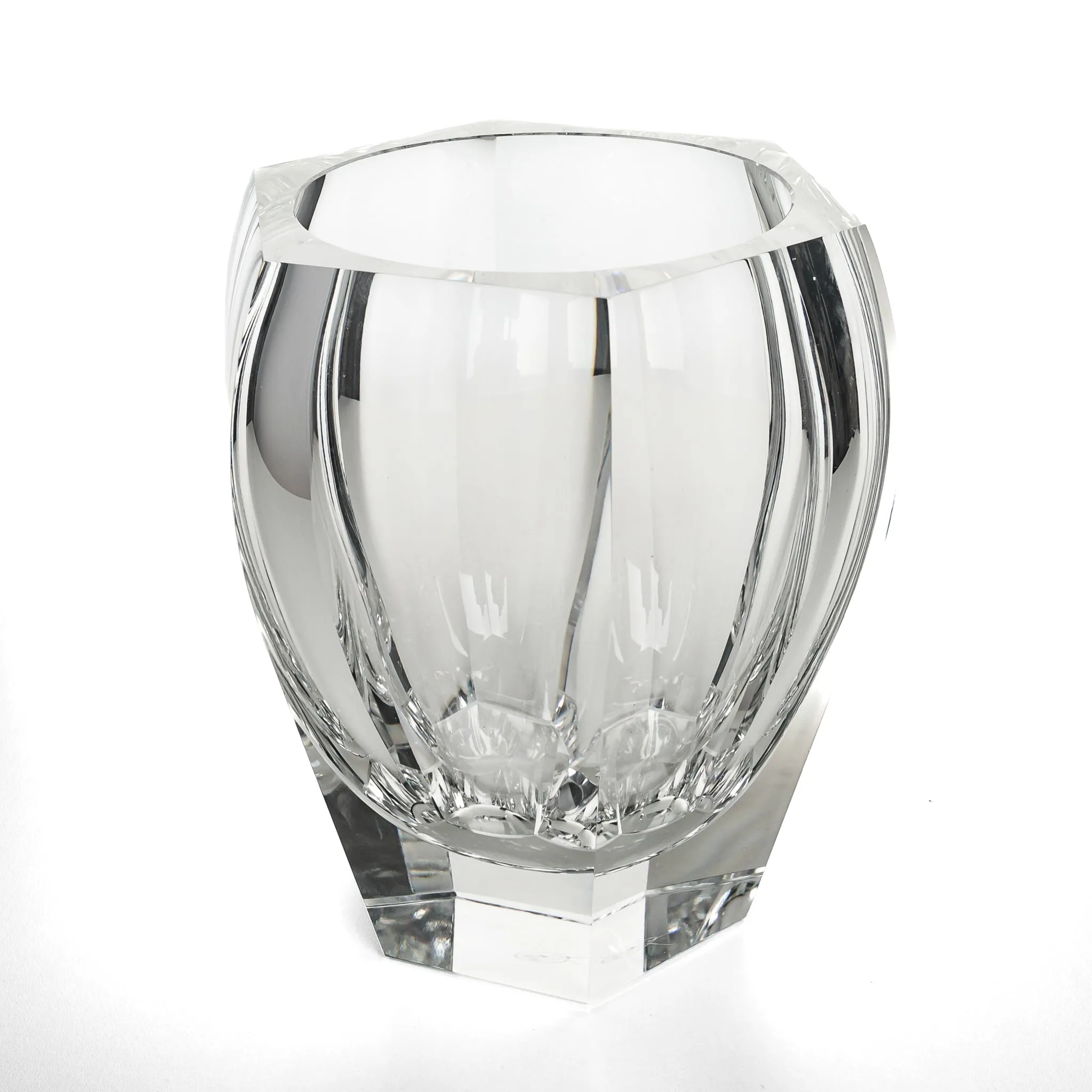 MOSER Crystal Vase  6 Panel