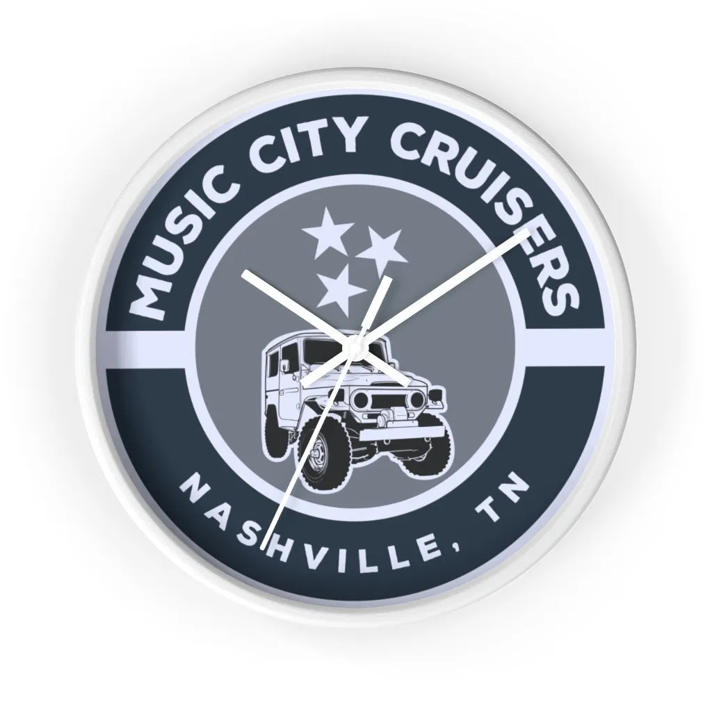Music City Cruisers Wall clock