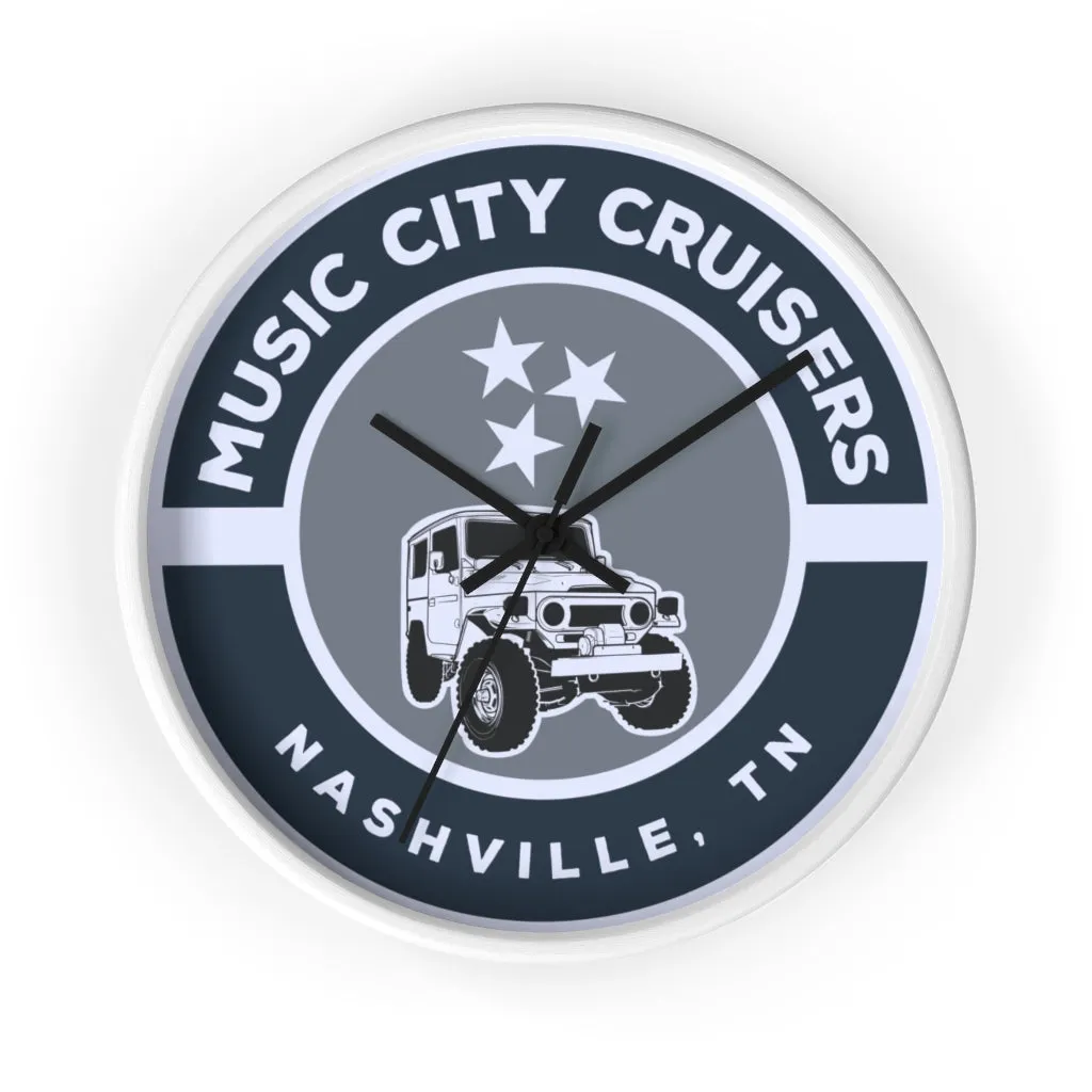 Music City Cruisers Wall clock
