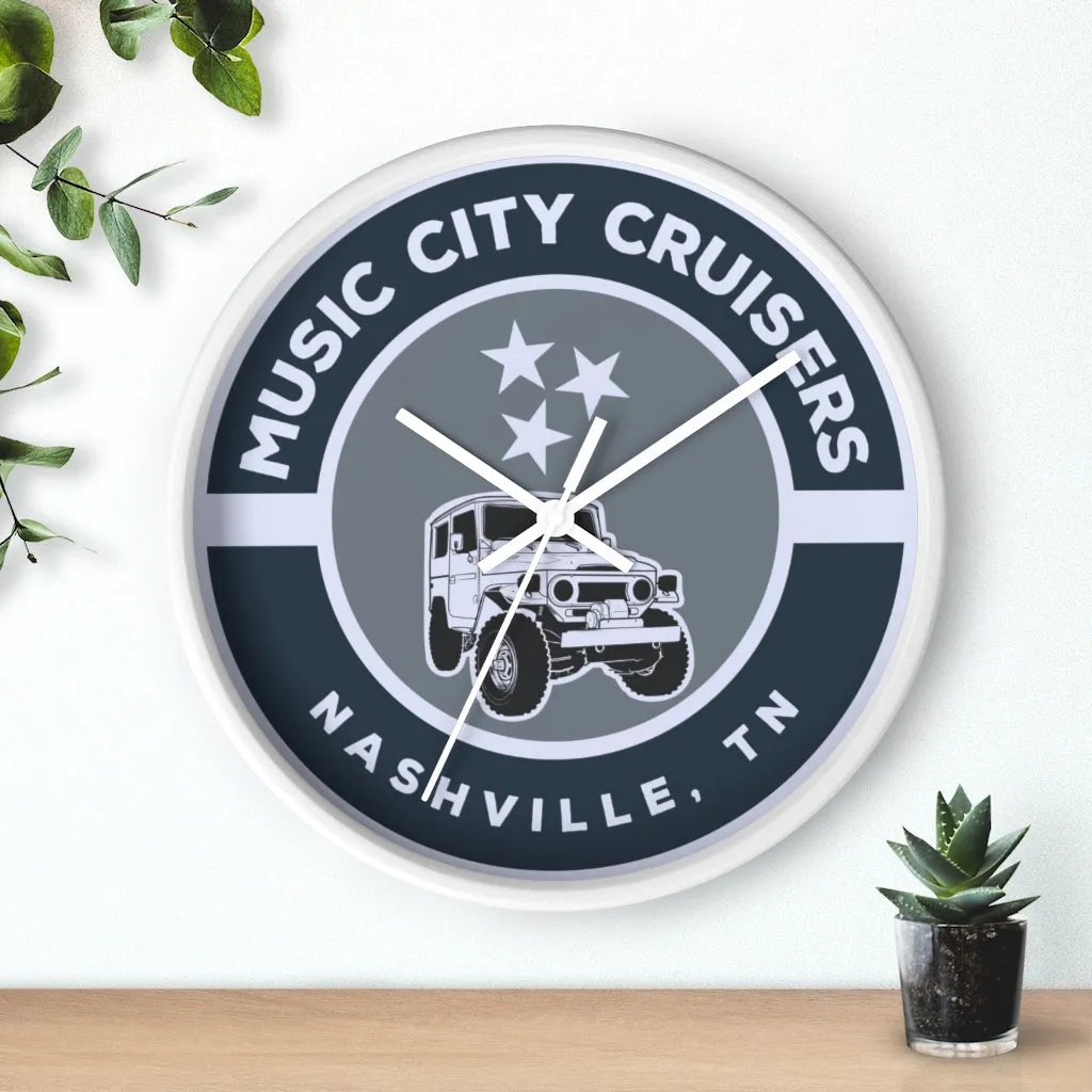 Music City Cruisers Wall clock