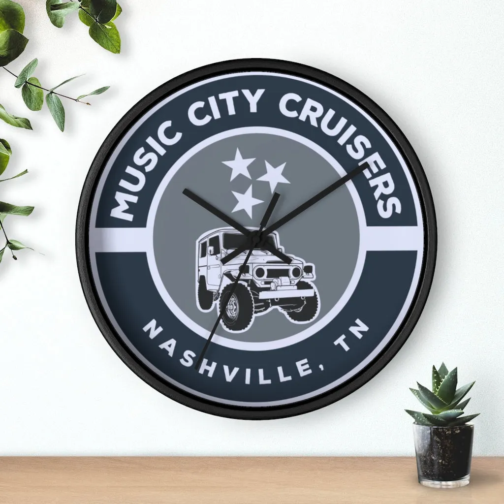 Music City Cruisers Wall clock