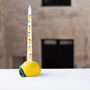 Talking Tables: Lemon Ceramic Candle Holder